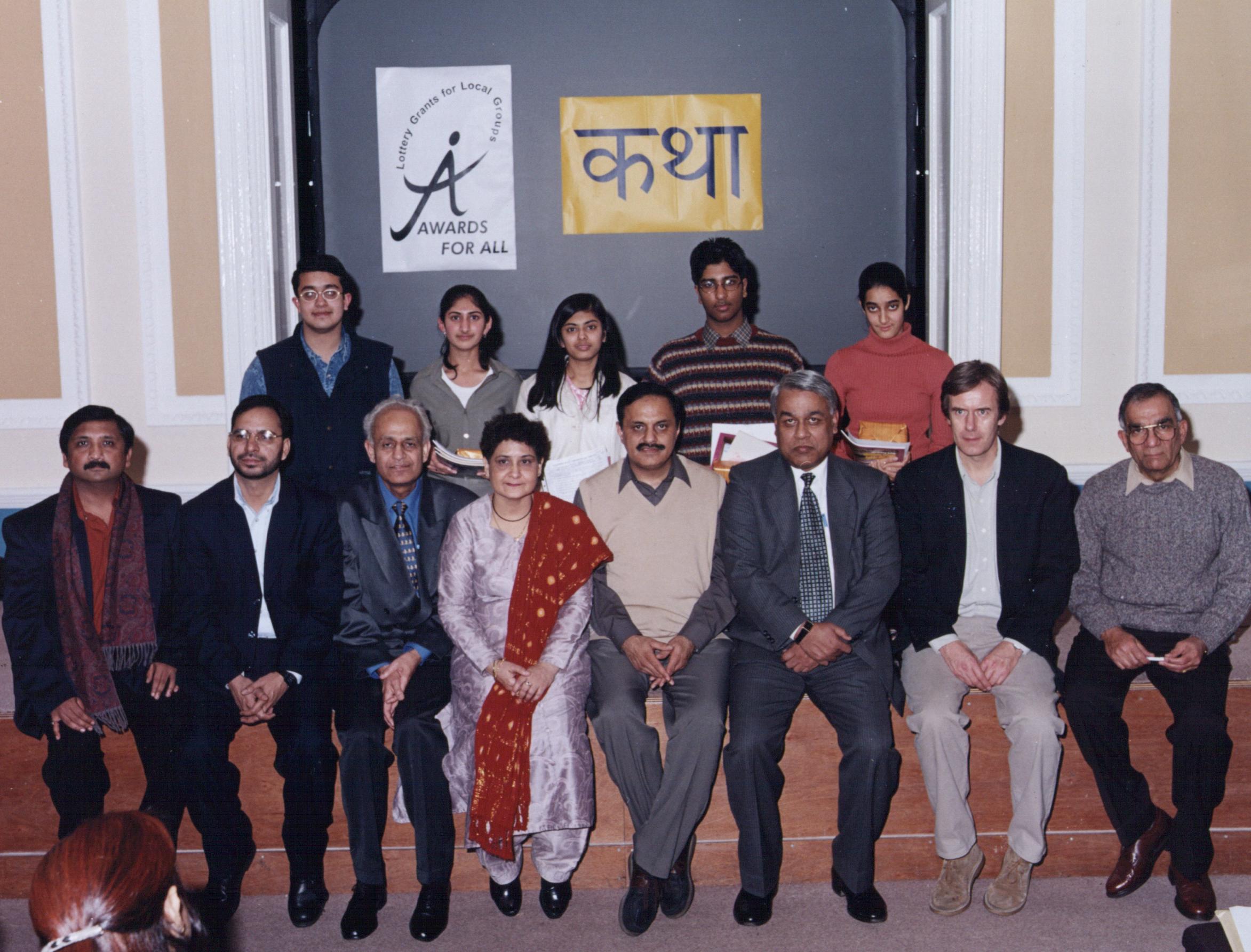 The five winners at the Hindi Kahani Karyashala